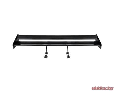 Spec-D Universal Black CNC Aluminum 52" Double Deck Adjustable Trunk Spoiler Wing - SPL-GT001DD52BK