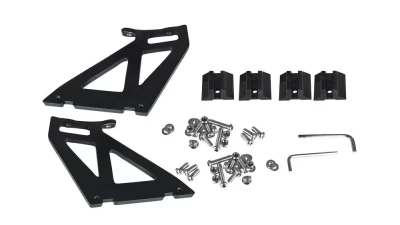 Spec-D Universal Black CNC Aluminum 52" Double Deck Adjustable Trunk Spoiler Wing                                     - SPL-GT001DD52BK - Image 8