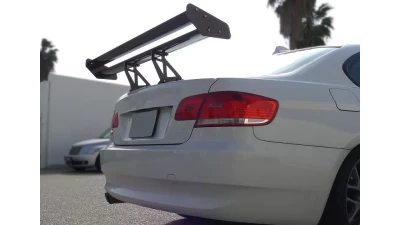 Spec-D Universal Black CNC Aluminum 52" Double Deck Adjustable Trunk Spoiler Wing                                     - SPL-GT001DD52BK - Image 10