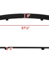 Spec-D Matte Black ABS Factory GT Style Rear Spoiler Ford Mustang 2005-2009                                     - SPL-MST05GTBB-4C - Image 2