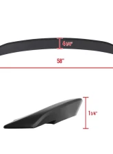 Spec-D Matte Black ABS Factory GT Style Rear Spoiler Ford Mustang 2010-2014                                     - SPL-MST10DL-RS - Image 2