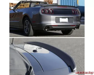 Spec-D Matte Black ABS Factory GT Style Rear Spoiler Ford Mustang 2010-2014 - SPL-MST10DL-RS