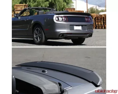 Spec-D Matte Black ABS Factory GT500 Style Rear Spoiler Ford Mustang 2010-2014 - SPL-MST10GT5-RS