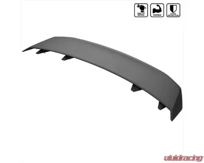 Spec-D Matte Black 4-Pedestal Style Rear Trunk Spoiler Wing Ford Mustang 2010-2014 - SPL-MST10PD-RS