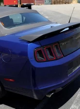 Spec-D Matte Black 4-Pedestal Style Rear Trunk Spoiler Wing Ford Mustang 2010-2014                                     - SPL-MST10PD-RS - Image 9