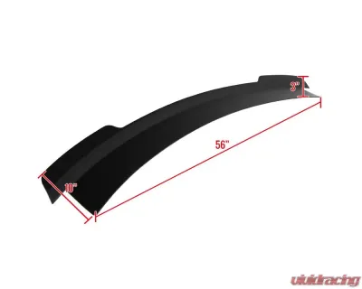 Spec-D Matte Black ABS Modern Style Rear Spoiler Ford Mustang 2015-2022 - SPL-MST15A-BN