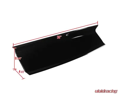 Spec-D Glossy Black ABS Rear Trunk Decklid Panel Ford Mustang 2015-2022 - SPL-MST15DCK-BN