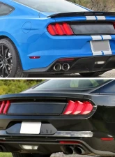 Spec-D Glossy Black ABS Rear Trunk Decklid Panel Ford Mustang 2015-2022                                     - SPL-MST15DCK-BN - Image 10