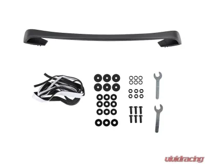 Spec-D Matte Black ABS GT350R Style 3pc Rear Spoiler Wing Ford Mustang 2015-2022 - SPL-MST15JMGT3-4C