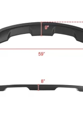 Spec-D Matte Black ABS GT500 Style Rear Spoiler Ford Mustang 2015-2022                                     - SPL-MST15JMGT5-BN - Image 2