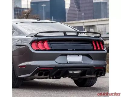 Spec-D Glossy Black GT500 Style Rear Trunk Spoiler Kit Ford Mustang 2015-2022 - SPL-MST18GBGT-BN