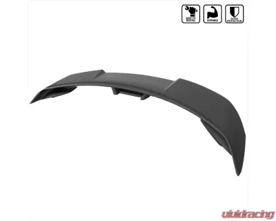 Spec-D Matte Black GT500 Style Rear Trunk Spoiler Kit Ford Mustang 2015-2022 - SPL-MST18JMGT-BN