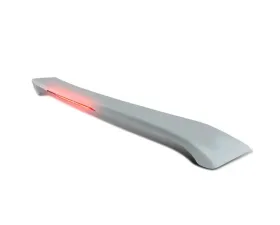 Spec-D Grey Primer ABS Factory Style Rear Trunk Spoiler w/ LED Brake Light Mazda 6 2003-2008