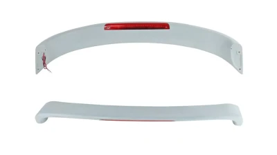 Spec-D Grey Primer ABS Factory Style Rear Trunk Spoiler w/ LED Brake Light Mazda 6 2003-2008                                     - SPL-MZ603ABSLED-HD - Image 9