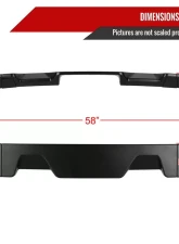 Spec-D Matte Black ABS Rear Roof Truck Spoiler Wing Kit Dodge RAM 1500 2013-2018                                     - SPL-RAM1315BK-KH - Image 2