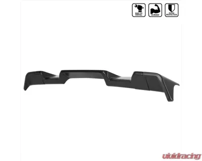 Spec-D Matte Black ABS Rear Roof Truck Spoiler Wing Kit Dodge RAM 1500 2019-2021 - SPL-RAM1915BK-KH