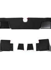 Spec-D Matte Black ABS Rear Roof Truck Spoiler Wing Kit Dodge RAM 1500 2019-2021                                     - SPL-RAM1915BK-KH - Image 3