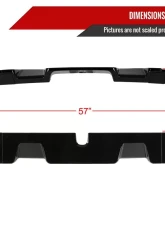 Spec-D Glossy Black ABS Rear Roof Truck Spoiler Wing Kit Dodge RAM 1500 2019-2021                                     - SPL-RAM1915GB-KH - Image 2