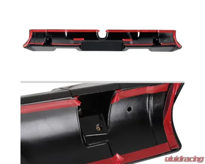 Spec-D Glossy Black ABS Rear Roof Truck Spoiler Wing Kit Dodge RAM 1500 2019-2021 - SPL-RAM1915GB-KH