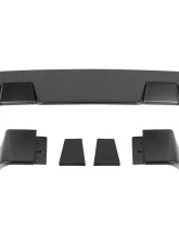 Spec-D Matte Black ABS Rear Roof Truck Spoiler Wing Kit GMC Sierra 2008-2014                                     - SPL-SIE0825BK-KH - Image 3
