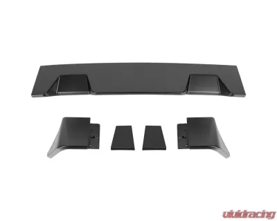 Spec-D Matte Black ABS Rear Roof Truck Spoiler Wing Kit GMC Sierra 2008-2014 - SPL-SIE0825BK-KH