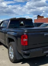 Spec-D Matte Black ABS Rear Roof Truck Spoiler Wing Kit GMC Sierra 2014-2017                                     - SPL-SIE1415BK-KH - Image 9