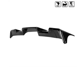 Spec-D Glossy Black ABS Rear Roof Truck Spoiler Wing Kit GMC Sierra 2014-2017