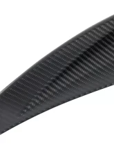 Spec-D Carbon Fiber w/ Glossy Black Finish VT Style Spoiler Lid Kia Stinger 2018-2021                                     - SPL-STG18CF-PQ - Image 4