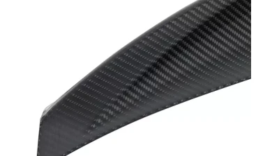 Spec-D VT Style Spoiler Lid (Carbon Fiber w/ Glossy Black Finish) Kia Stinger 2018-2021                                     - SPL-STG18CF-PQ - Image 4