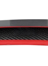 Spec-D Carbon Fiber w/ Glossy Black Finish VT Style Spoiler Lid Kia Stinger 2018-2021                                     - SPL-STG18CF-PQ - Image 6