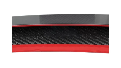 Spec-D VT Style Spoiler Lid (Carbon Fiber w/ Glossy Black Finish) Kia Stinger 2018-2021                                     - SPL-STG18CF-PQ - Image 6