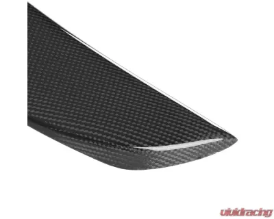 Spec-D Carbon Fiber w/ Glossy Black Finish Factory Style Rear Trunk Spoiler Tesla Model 3 2017-2020 - SPL-TSLA317CF-AK
