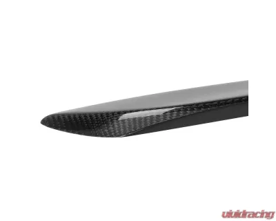 Spec-D Carbon Fiber w/ Glossy Black Finish Factory Style Rear Trunk Spoiler Tesla Model 3 2017-2020 - SPL-TSLA317CF-AK
