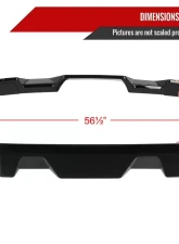 Spec-D Glossy Black ABS Rear Roof Truck Spoiler Wing Kit Toyota Tundra 2007-2013                                     - SPL-TUN07GB-KH - Image 2