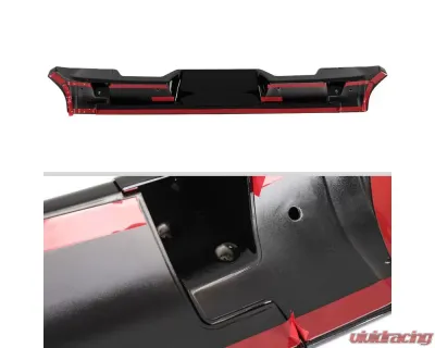 Spec-D Glossy Black ABS Rear Roof Truck Spoiler Wing Kit Toyota Tundra 2007-2013 - SPL-TUN07GB-KH