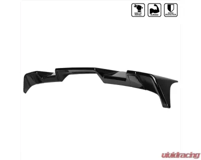 Spec-D Glossy Black ABS Rear Roof Truck Spoiler Wing Kit Toyota Tundra 2014-2021 - SPL-TUN14GB-KH