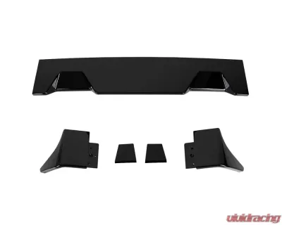 Spec-D Glossy Black ABS Rear Roof Truck Spoiler Wing Kit Toyota Tundra 2014-2021 - SPL-TUN14GB-KH