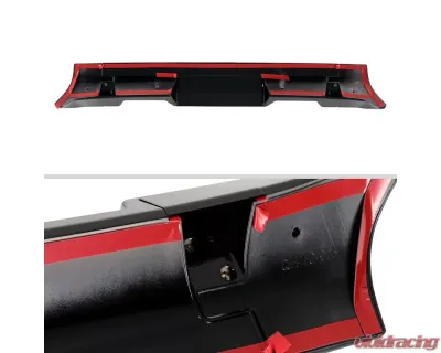 Spec-D Glossy Black ABS Rear Roof Truck Spoiler Wing Kit Toyota Tundra 2014-2021 - SPL-TUN14GB-KH