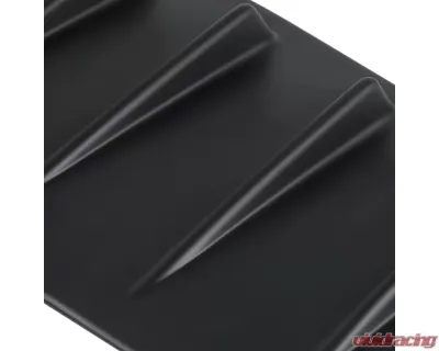 Spec-D Matte Black ABS Shark Fin Style Rear Roof Spoiler/Vortex Generator Subaru WRX | STI 2015-2021 - SPL-WRX15BB-ABS