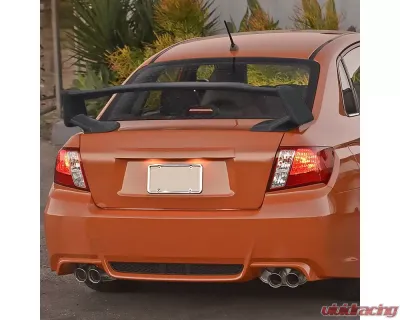 Spec-D Matte Black ABS Factory STI Style Rear Spoiler Wing Subaru WRX | STI 2015-2021 - SPL-WRX15JMSTI-4C