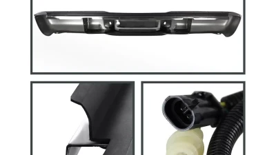 Spec-D Chrome Stainless Steel Replacement Rear Step Bumper Chevrolet C/K | GMC C/K 1988-2000                                     - SRB-C1088AFCR-FS - Image 5