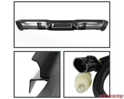 Spec-D Chrome Stainless Steel Factory Style Replacement Rear Step Bumper Chevrolet | GMC C/K Series 1988-2000 - SRB-C1088AFCR-FS