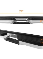 Spec-D Chrome Stainless Steel Factory Style Replacement Rear Step Bumper Chevrolet | GMC C/K Series 1988-2000                                     - SRB-C1088AFCR-FS - Image 6