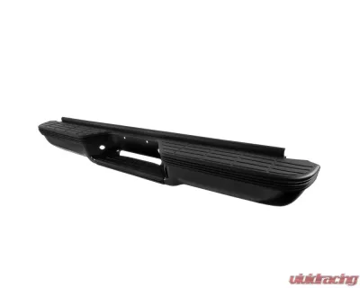 Spec-D Black Stainless Steel Factory Style Replacement Rear Step Bumper Chevrolet | GMC C/K Series 1988-2000 - SRB-C1088FSBK-FS