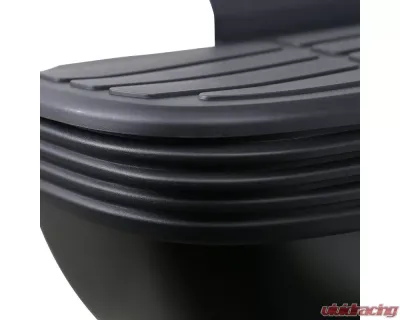 Spec-D Black Stainless Steel Factory Style Replacement Rear Step Bumper Chevrolet | GMC C/K Series 1988-2000 - SRB-C1088FSBK-FS