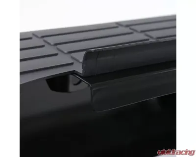 Spec-D Black Stainless Steel Factory Style Replacement Rear Step Bumper Chevrolet | GMC C/K Series 1988-2000 - SRB-C1088FSBK-FS
