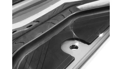 Spec-D Chrome Stainless Steel Replacement Rear Step Bumper  Ford Econoline 1992-2014                                     - SRB-ECO92CR-FS - Image 3