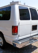 Spec-D Chrome Stainless Steel OEM Style Replacement Rear Step Bumper Ford Econoline 1992-2014                                     - SRB-ECO92CR-FS - Image 10