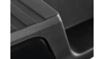 Spec-D Black Stainless Steel Factory Style Replacement Rear Step Bumper w/ License Lamps Ford F-150 2015-2018                                     - SRB-F15015BK-FS - Image 7