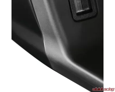 Spec-D Black Stainless Steel Factory Style Replacement Rear Step Bumper w/ License Lamps Ford F-150 2015-2018 - SRB-F15015BK-FS